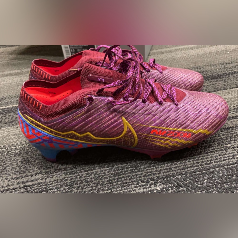 Nike Mbappe Zoom Mercurial Vapor 15 Elite- Dark Beetroot & Metallic Vivid Gold